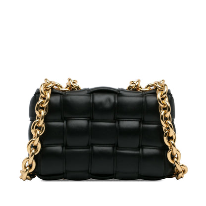 Luxury Bottega Veneta Intrecciato Padded Chain Cassette (SHG-MLGNZm)