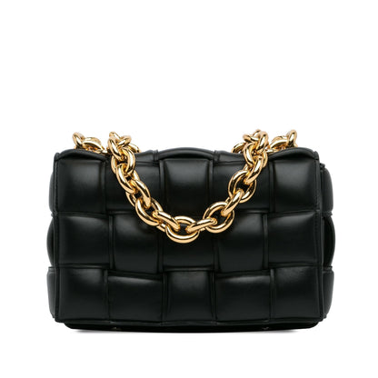 Luxury Bottega Veneta Intrecciato Padded Chain Cassette (SHG-MLGNZm)
