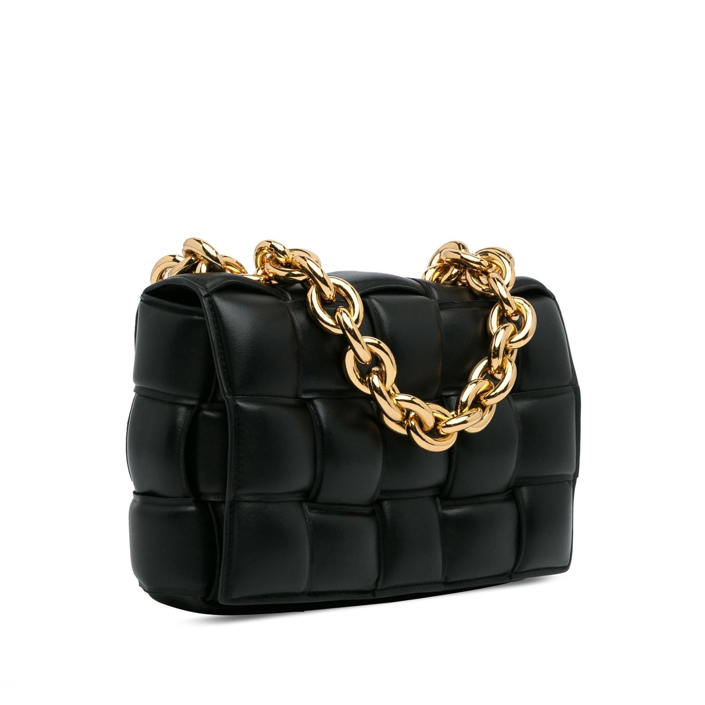 Luxury Bottega Veneta Intrecciato Padded Chain Cassette (SHG-MLGNZm)