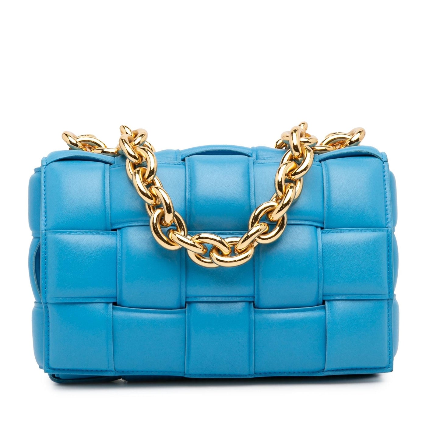 Luxury Bottega Veneta Intrecciato Padded Chain Cassette (SHG-yQT9gM)