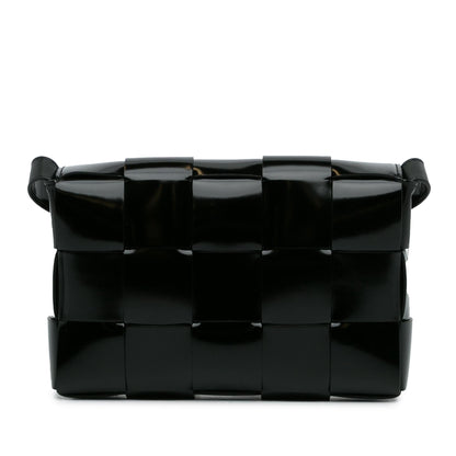 Luxury Bottega Veneta Intrecciato Patent Cassette (SHG-w1334a)