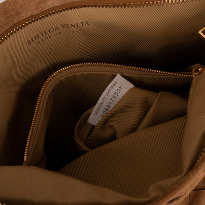 Bottega Veneta Intrecciato Suede BV Twist Bag