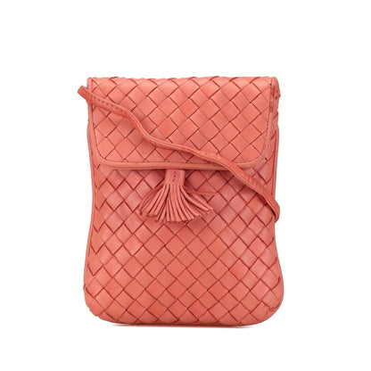 Luxury Bottega Veneta Intrecciato Tassel Crossbody (SHG-esqw6x)