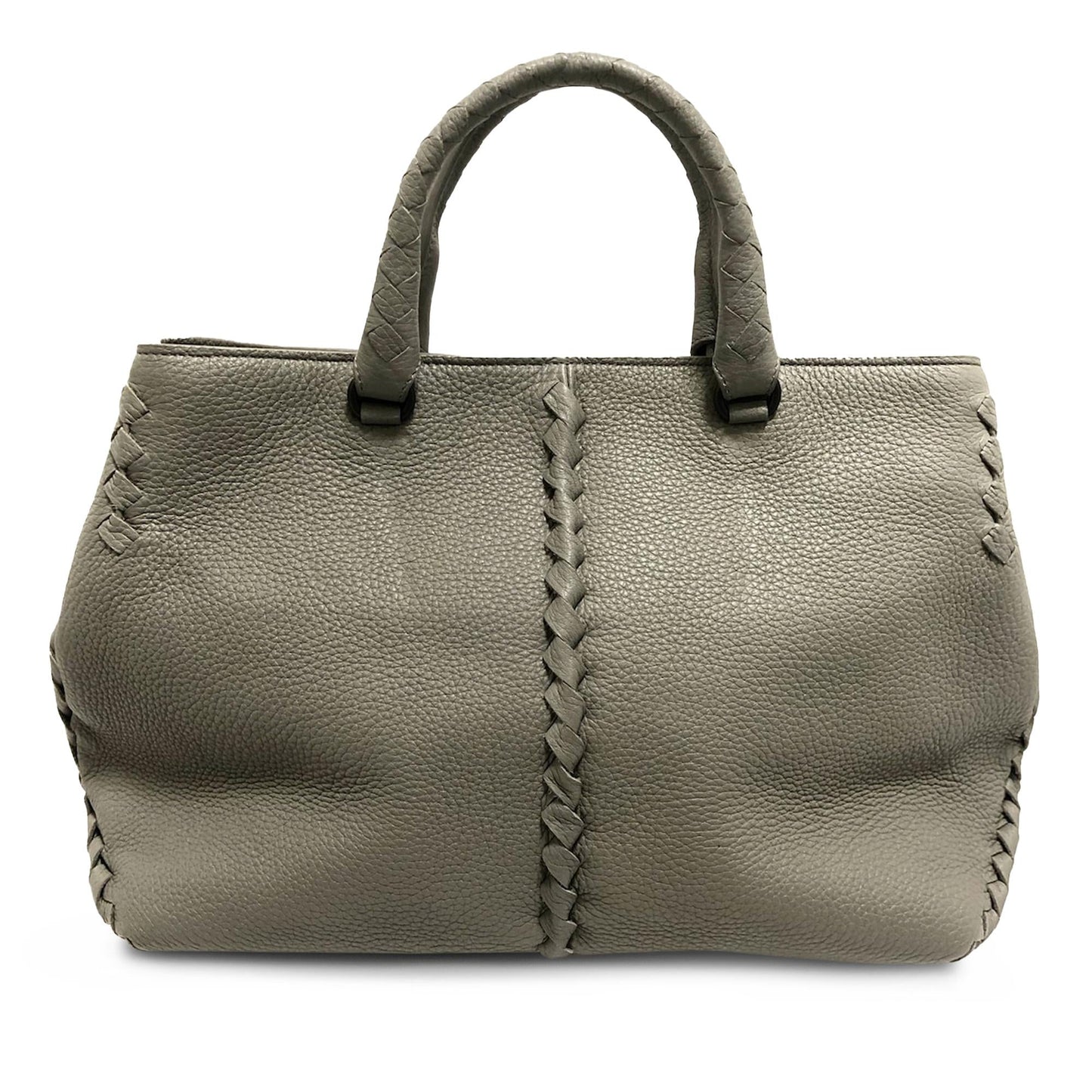 Luxury Bottega Veneta Intrecciato Trimmed Cervo Handbag (SHG-3legY7)