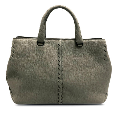 Luxury Bottega Veneta Intrecciato Trimmed Cervo Handbag (SHG-3legY7)