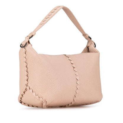 Luxury Bottega Veneta Intrecciato-Trimmed Cervo Satchel (SHG-nXWOHX)