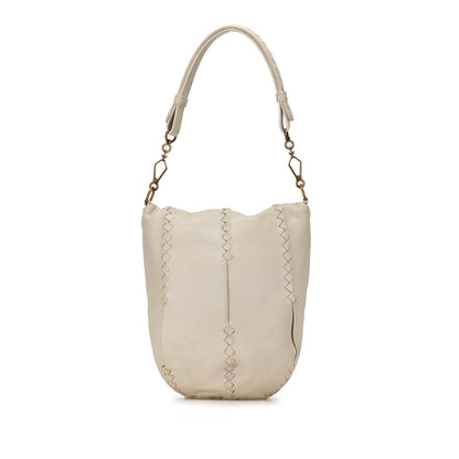 Luxury Bottega Veneta Intrecciato-Trimmed Hobo (SHG-Vjy100)