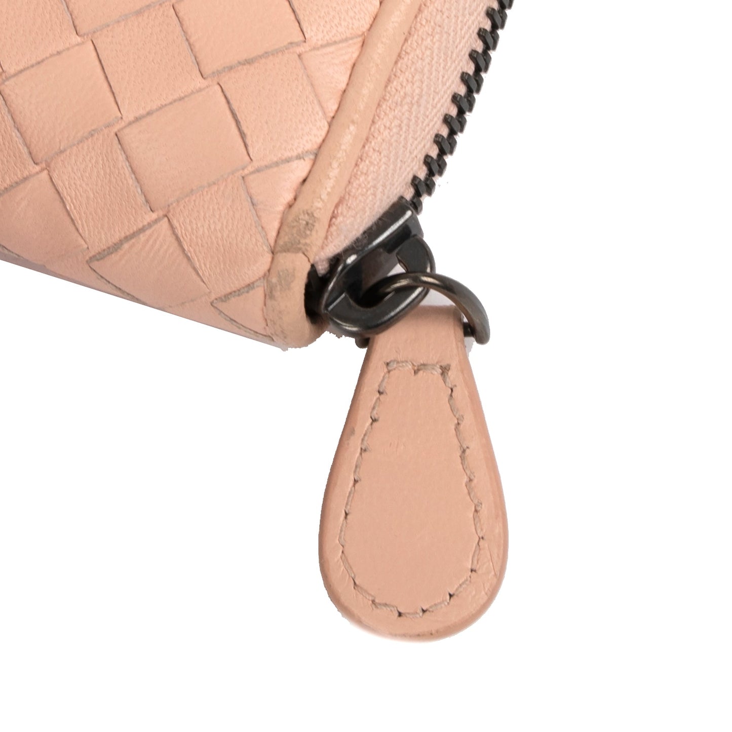 Bottega Veneta Intrecciato Zip Around Wallet