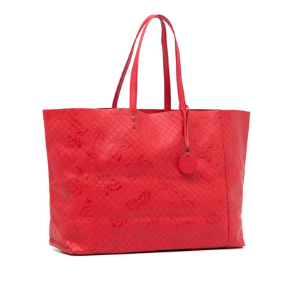 Luxury Bottega Veneta Intrecciomirage Butterfly Tote (SHG-UC3B75)