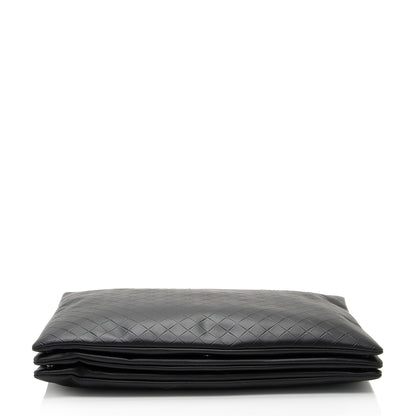 Luxury Bottega Veneta Intrecciomirage Nappa Triple Zip Maxi Messenger (SHF-Jn9MKL)