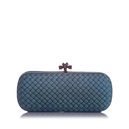 Luxury Bottega Veneta Knot Silk Clutch Bag (SHG-22721)