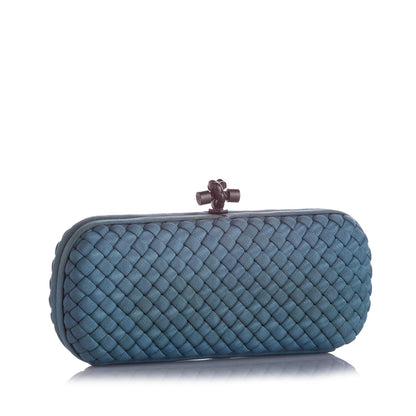 Luxury Bottega Veneta Knot Silk Clutch Bag (SHG-22721)
