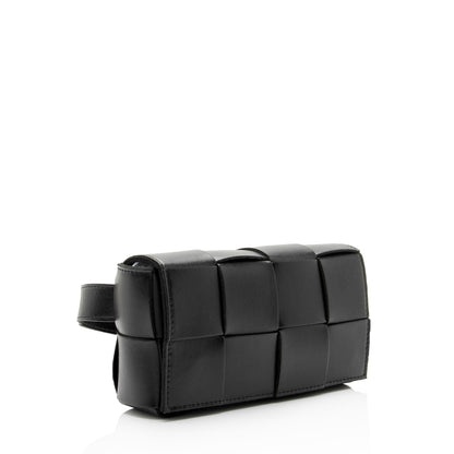 Luxury Bottega Veneta Lambskin Cassette Belt Bag (SHF-NRy7kE)