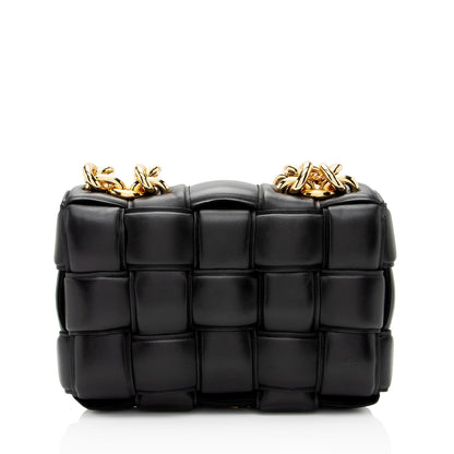 Luxury Bottega Veneta Lambskin Cassette Chain Maxi Shoulder Bag (SHF-xyxd6R)