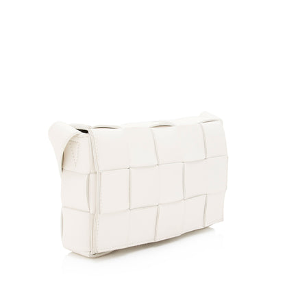 Luxury Bottega Veneta Lambskin Cassette Small Crossbody (SHF-auHh2S)
