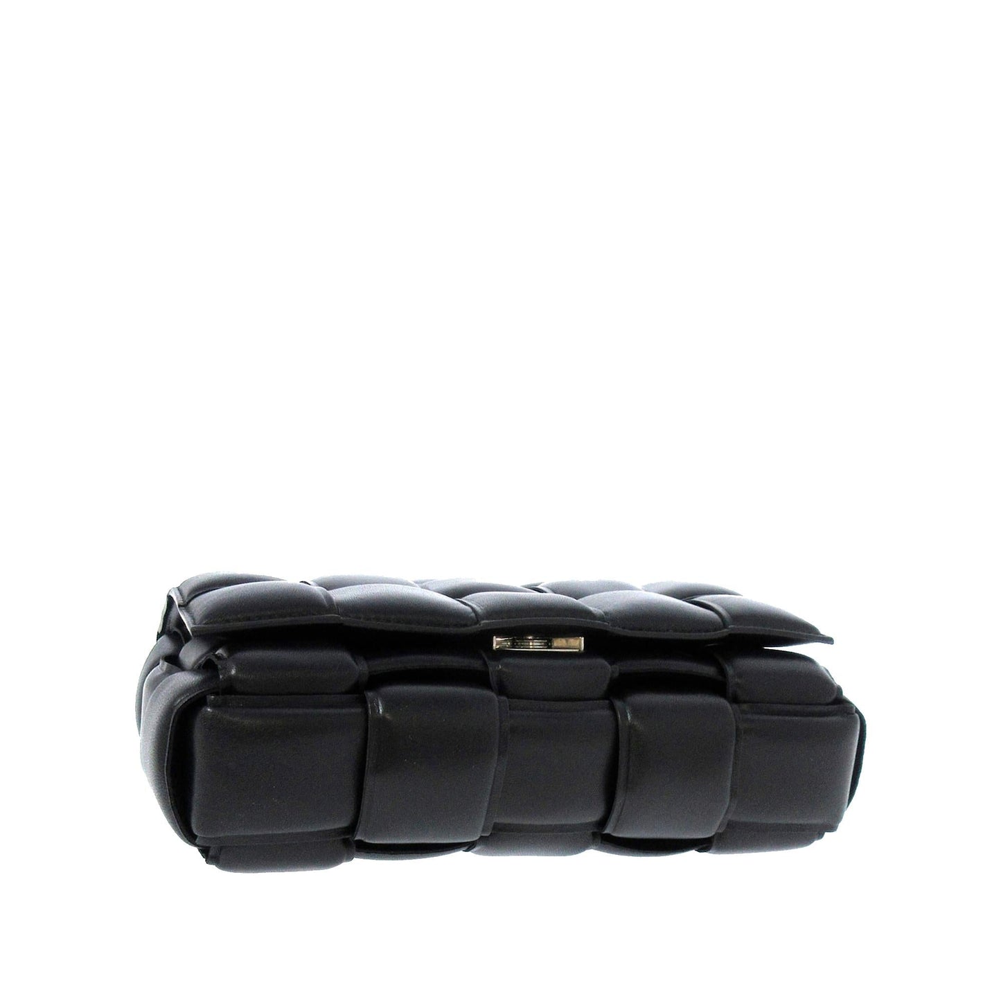 Luxury Bottega Veneta Lambskin Intrecciato Padded Chain Cassette Satchel (SHG-yBNHaB)