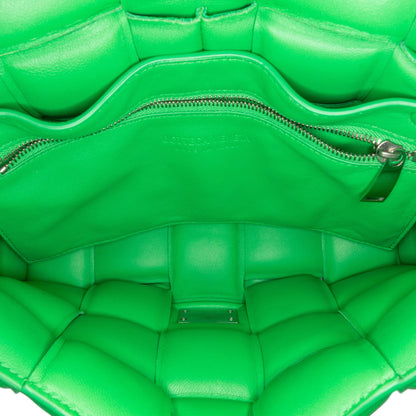Luxury Bottega Veneta Lambskin Intrecciato Padded Chain Cassette Satchel (SHG-2mflDe)