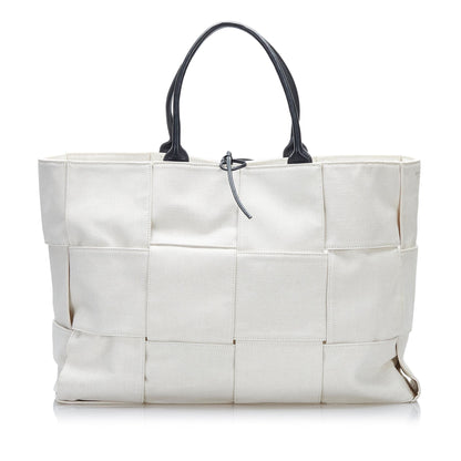 Luxury Bottega Veneta Large Canvas Arco Tote (SHG-36994)