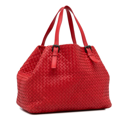 Luxury Bottega Veneta Large Intrecciato Cesta Tote Bag (SHG-iLfz5Y)