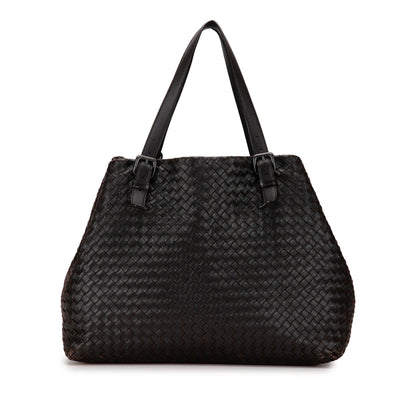 Luxury Bottega Veneta Large Intrecciato Cesta Tote Bag (SHG-8KBKHr)