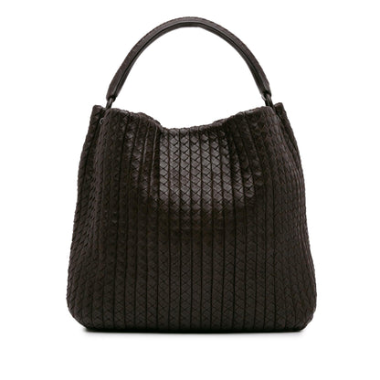 Luxury Bottega Veneta Large Intrecciato Nappa Natte Hobo (SHG-E8RHmj)