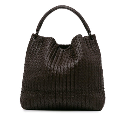 Luxury Bottega Veneta Large Intrecciato Nappa Natte Hobo (SHG-E8RHmj)