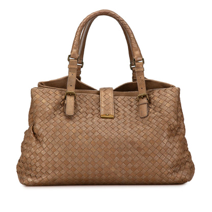 Luxury Bottega Veneta Large Intrecciato Roma Tote (SHG-uvBdt3)