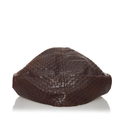 Luxury Bottega Veneta Leather Aquilone Fortune Cookie Hobo (SHG-31315)