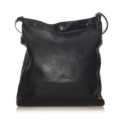 Luxury Bottega Veneta Leather Crossbody Bag (SHG-27960)