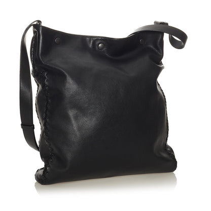 Luxury Bottega Veneta Leather Crossbody Bag (SHG-27960)