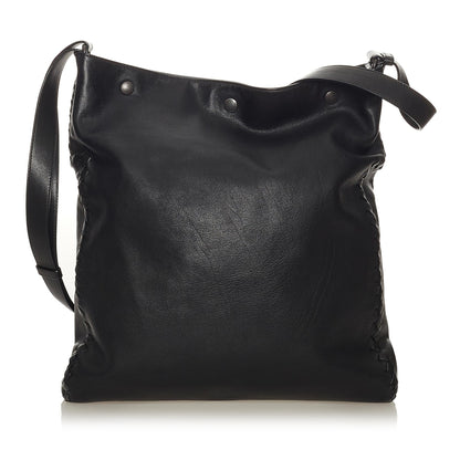 Luxury Bottega Veneta Leather Crossbody Bag (SHG-33988)