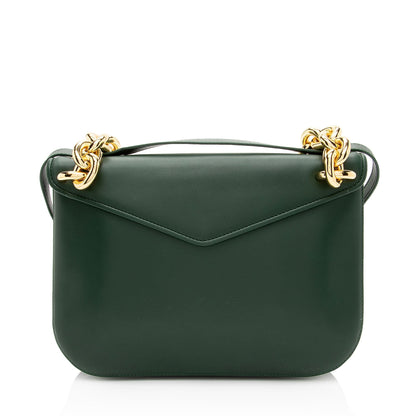 Luxury Bottega Veneta Leather The Mount Envelope Chain Medium Shoulder Bag (SHF-YsGmp8)