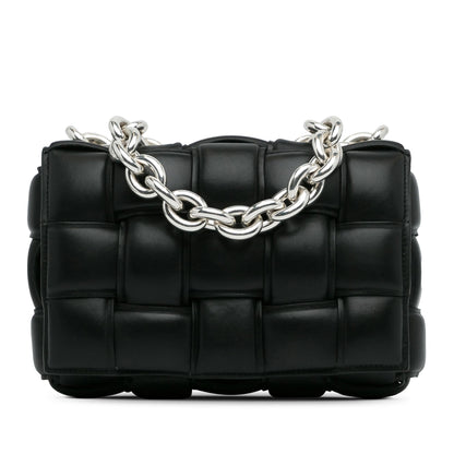 Luxury Bottega Veneta Maxi Intrecciato Padded Cassette Chain (SHG-wD104H)