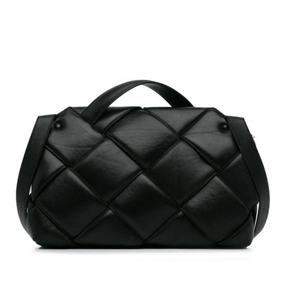 Luxury Bottega Veneta Maxi Intrecciato Padded Leather Satchel (SHG-sOI9vi)