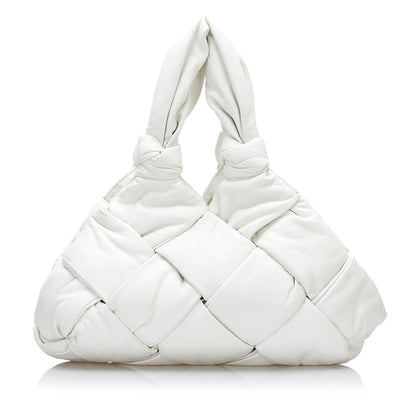 Luxury Bottega Veneta Maxi Intrecciato Padded Lock Tote (SHG-gYS5Vd)