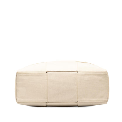 Luxury Bottega Veneta Medium Canvas Intrecciato Arco Tote (SHG-REo8Rt)