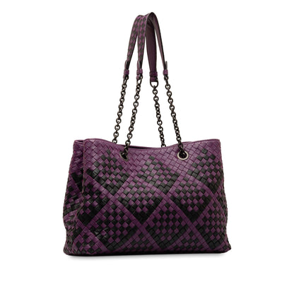 Luxury Bottega Veneta Medium Intrecciato Double Chain Tote (SHG-ABYAuX)