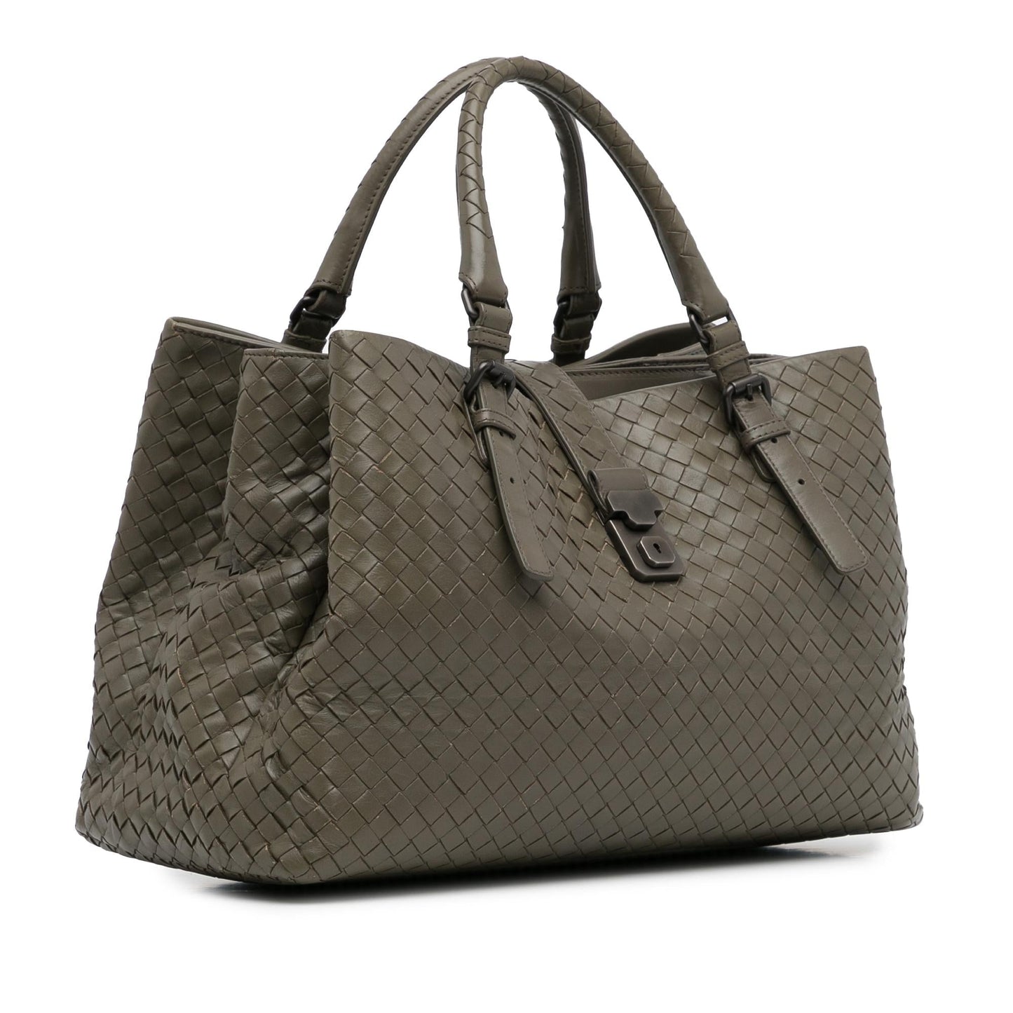 Luxury Bottega Veneta Medium Intrecciato Nappa Roma (SHG-7UV43M)