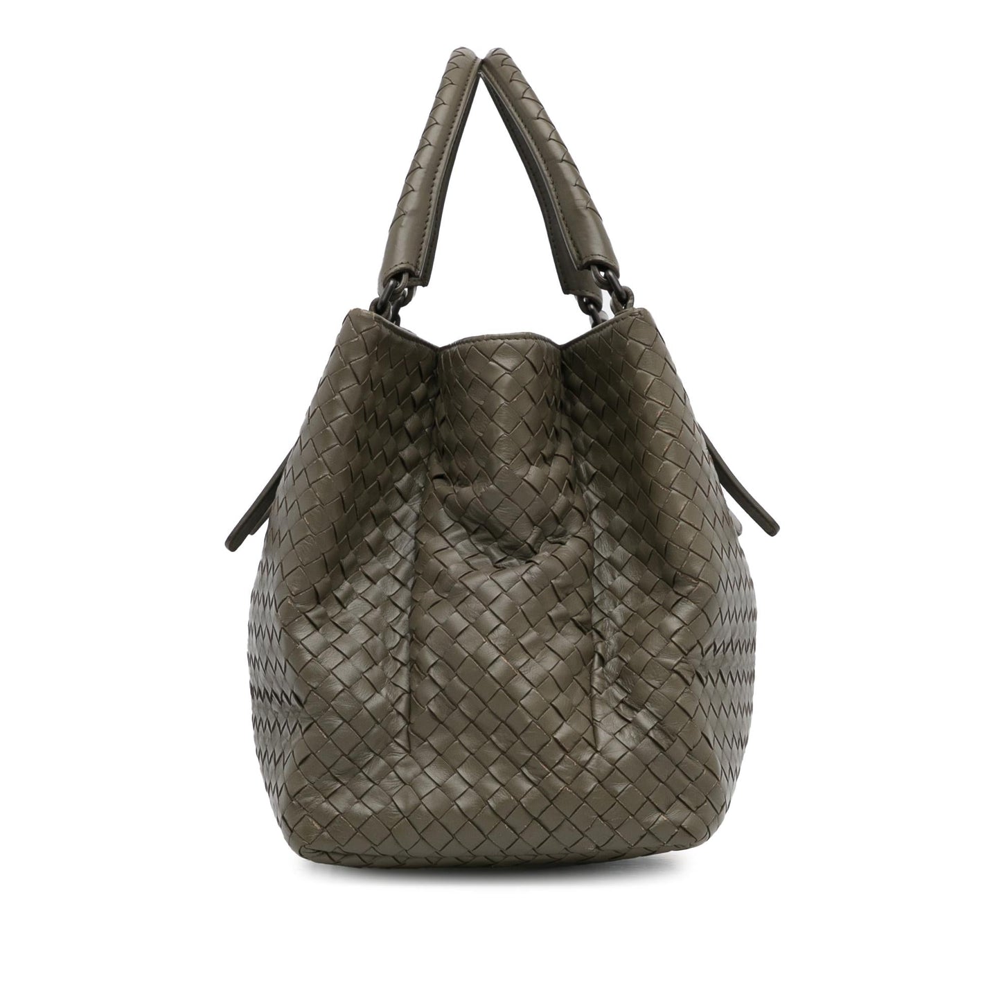 Luxury Bottega Veneta Medium Intrecciato Nappa Roma (SHG-7UV43M)