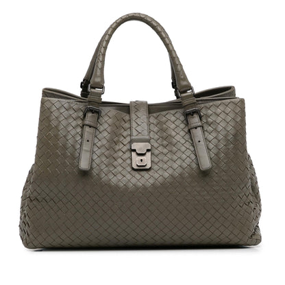 Luxury Bottega Veneta Medium Intrecciato Nappa Roma (SHG-7UV43M)