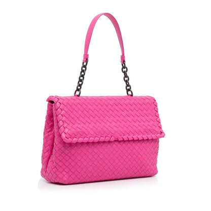 Luxury Bottega Veneta Medium Intrecciato Olimpia Shoulder Bag (SHG-RvNcA6)