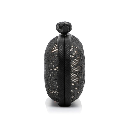 Luxury Bottega Veneta Metal Lace Karung Knot Clutch (SHG-3X4oDZ)