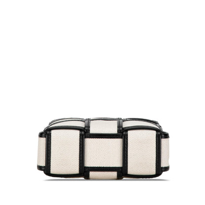 Luxury Bottega Veneta Mini Canvas Cassette Crossbody Bag (SHG-zTD2QT)