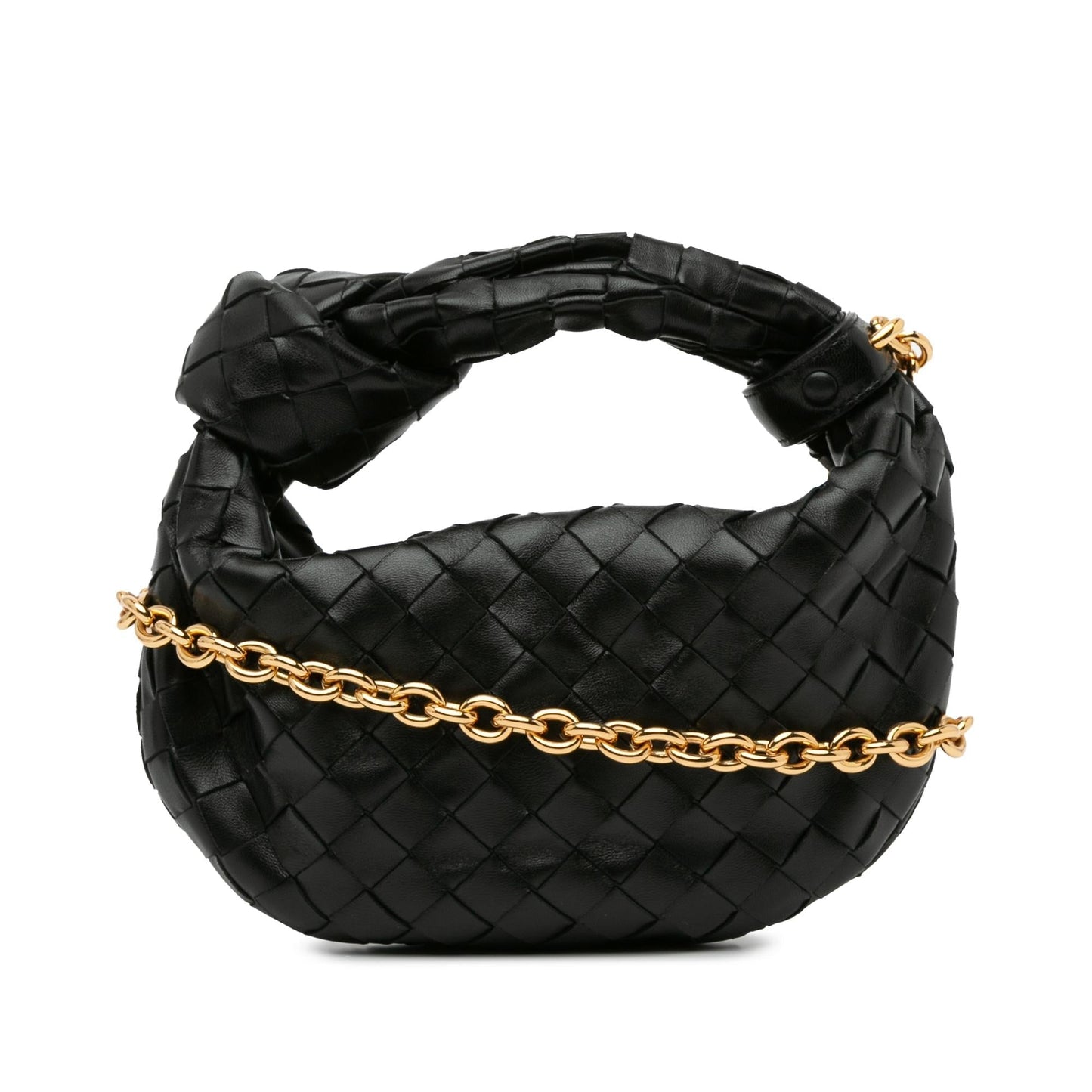 Luxury Bottega Veneta Mini Intrecciato Jodie Chain (SHG-hL72vI)