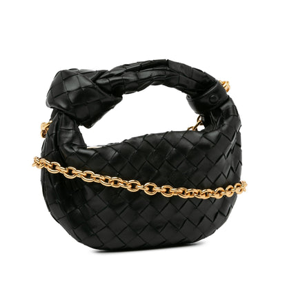 Luxury Bottega Veneta Mini Intrecciato Jodie Chain (SHG-hL72vI)