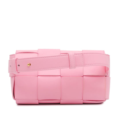 Luxury Bottega Veneta Mini Nappa Intrecciato Cassette Belt Bag (SHG-d9idQW)