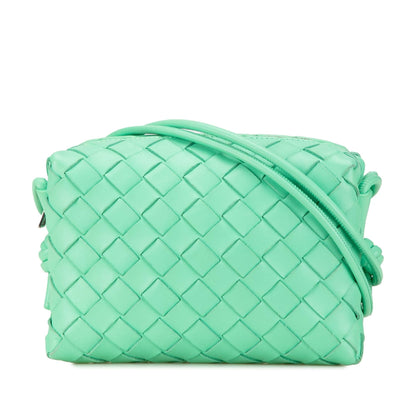 Luxury Bottega Veneta Mini Nappa Intrecciato Loop Camera Bag (SHG-H9L0I0)