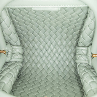 Luxury Bottega Veneta Mini Nappa Intrecciato Padded The Handle Satchel (SHG-PCibeE)