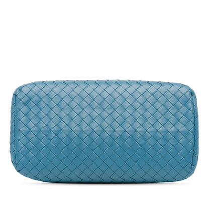 Luxury Bottega Veneta Mini Nappa Intrecciato Roma Satchel (SHG-VRD6vw)