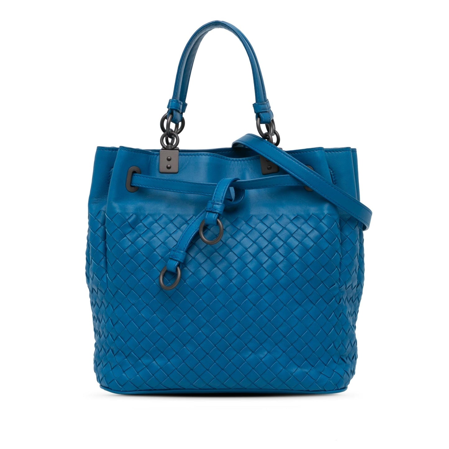 Luxury Bottega Veneta Nappa Intrecciato Convertible Bucket (SHG-90RZfV)